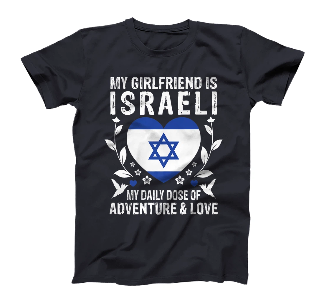 My Girlfriend Is Israeli Girlfriend Israel Flag Premium T-Shirt