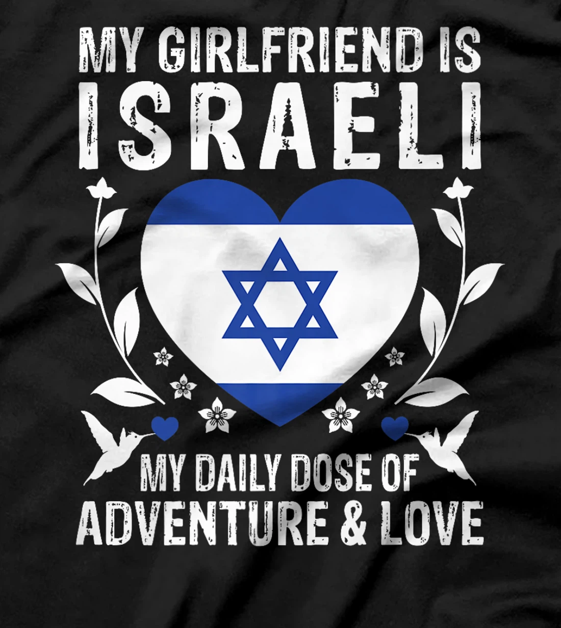 My Girlfriend Is Israeli Girlfriend Israel Flag Premium T-Shirt