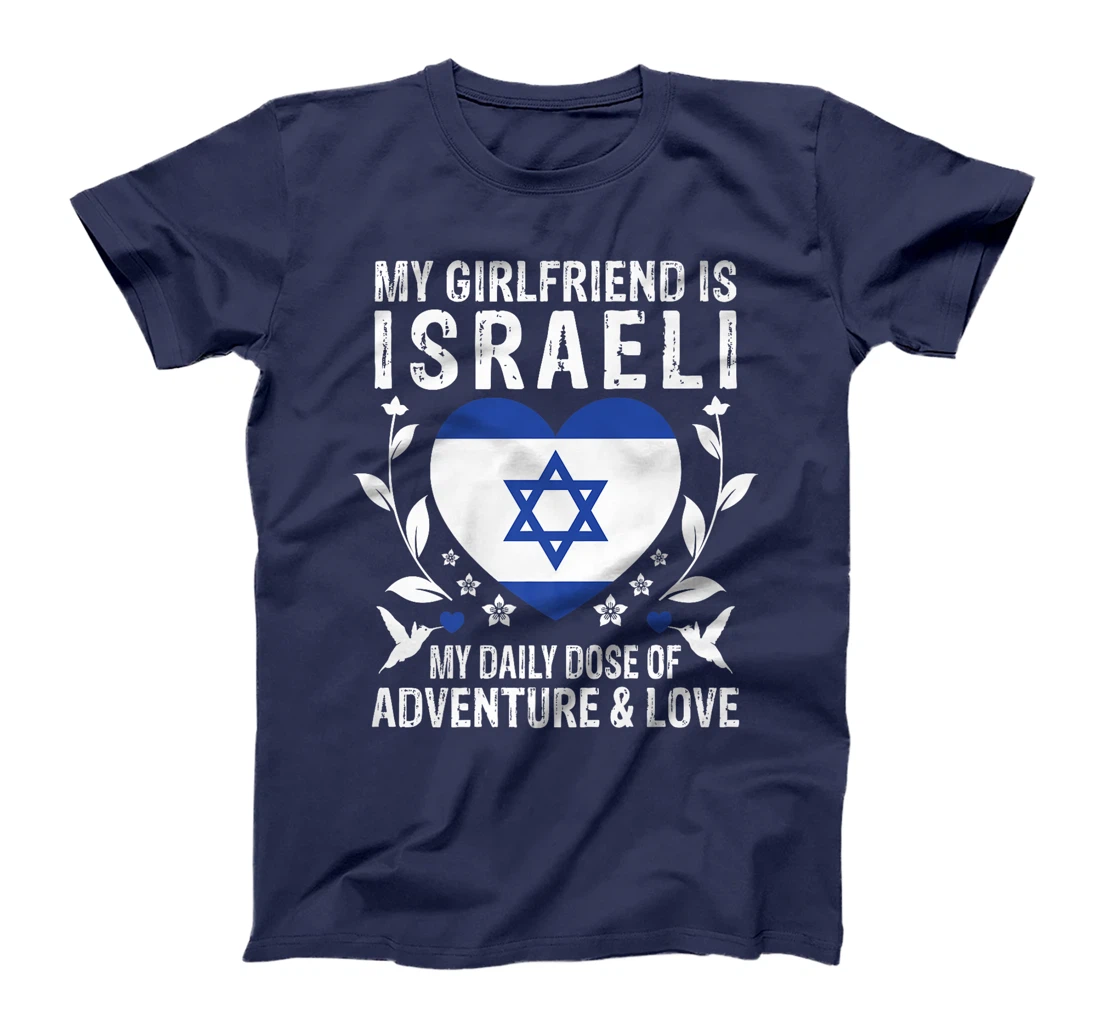 My Girlfriend Is Israeli Girlfriend Israel Flag Premium T-Shirt