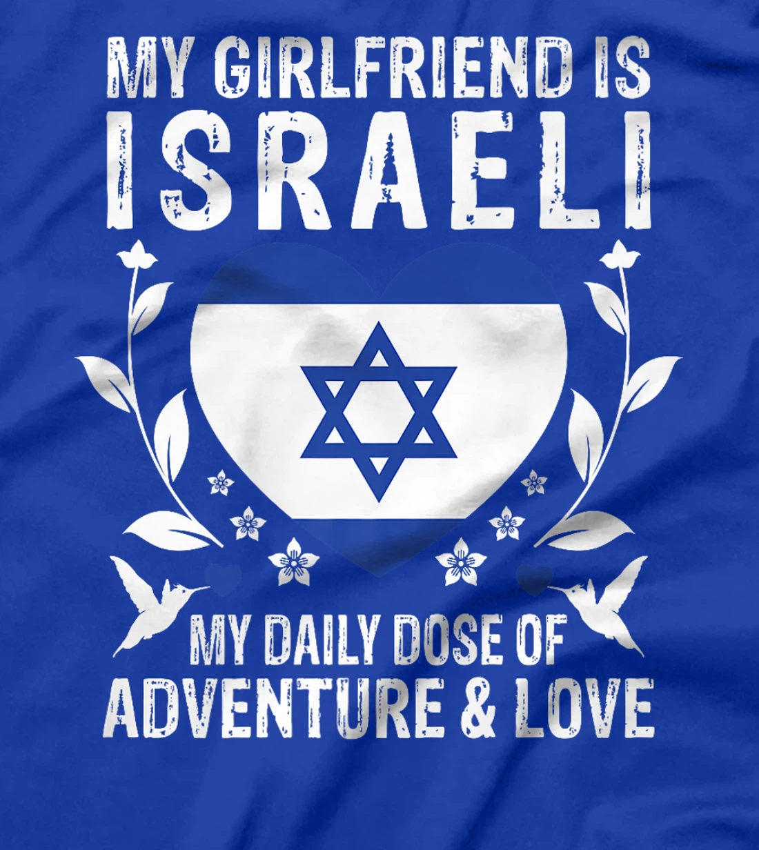My Girlfriend Is Israeli Girlfriend Israel Flag Premium T-Shirt
