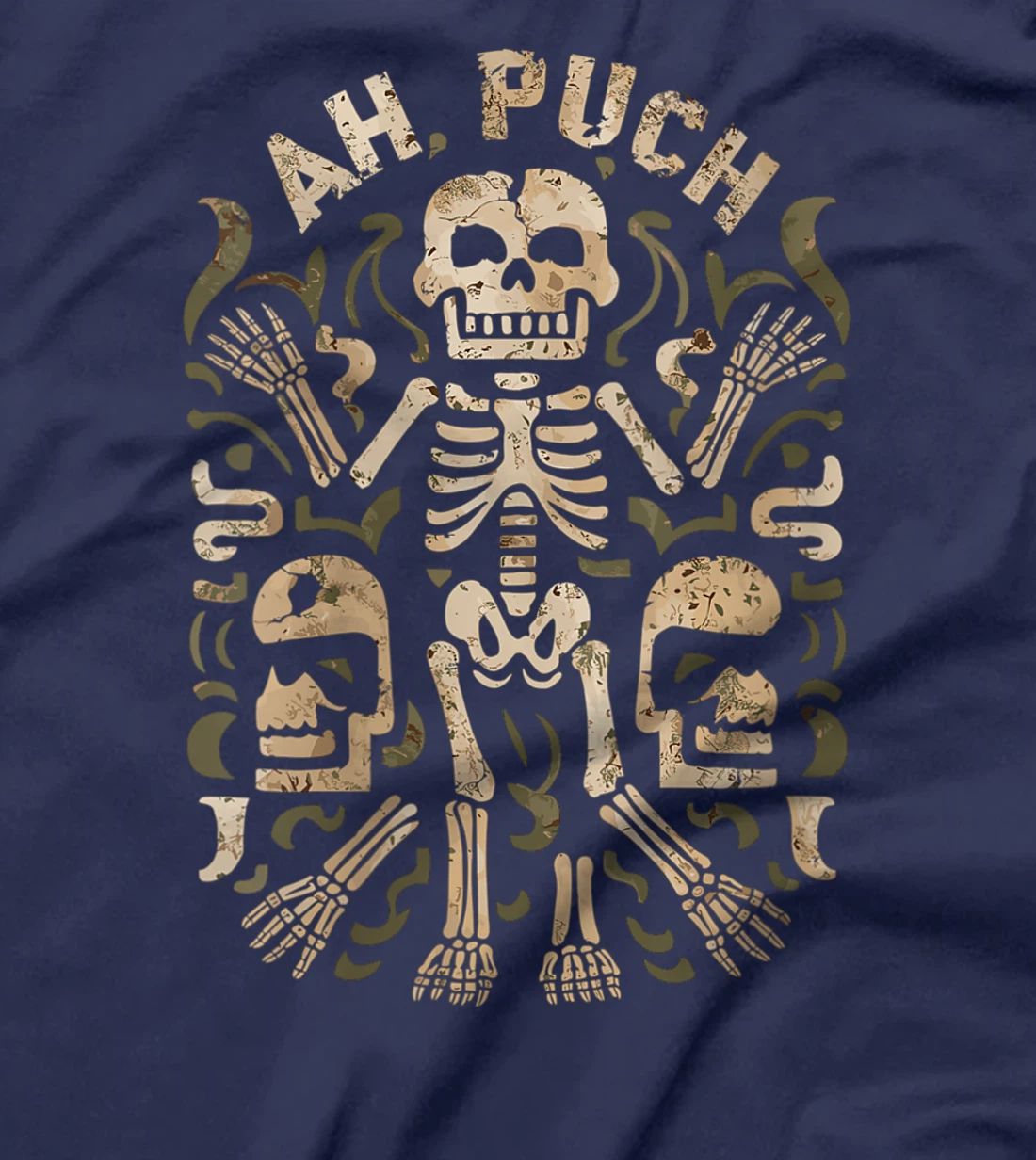 Womens Maya God Mayan Mythology Ah Puch T-Shirt