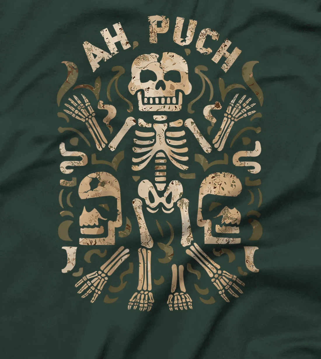 Womens Maya God Mayan Mythology Ah Puch T-Shirt