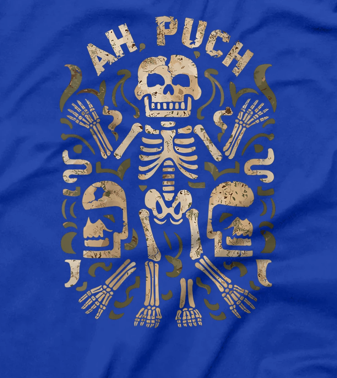 Womens Maya God Mayan Mythology Ah Puch T-Shirt