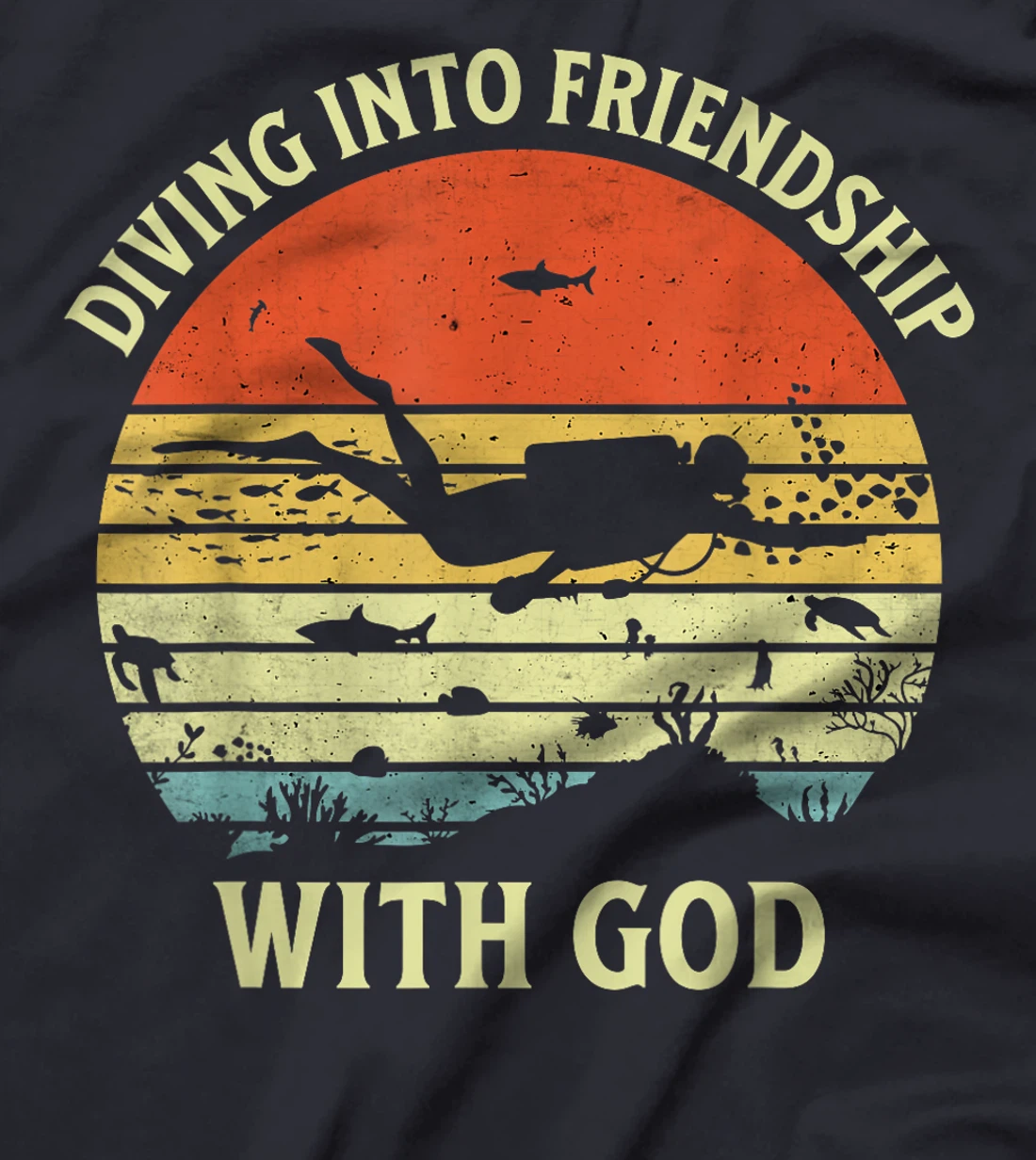 Scuba VBS Vacation Bible School Christian Diving Jesus God T-Shirt