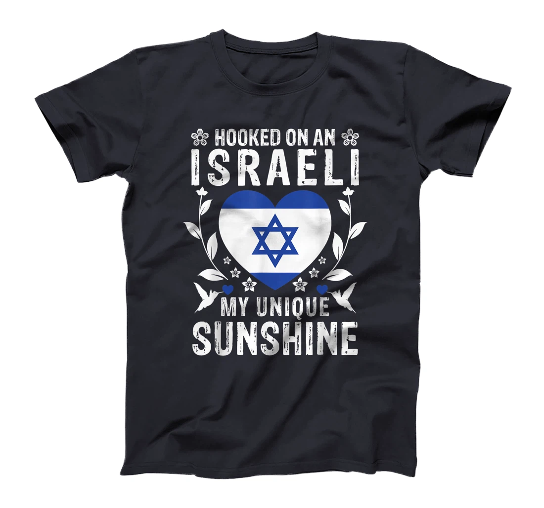 Israeli Boyfriend Girlfriend Wife Husband Israel Flag T-Shirt
