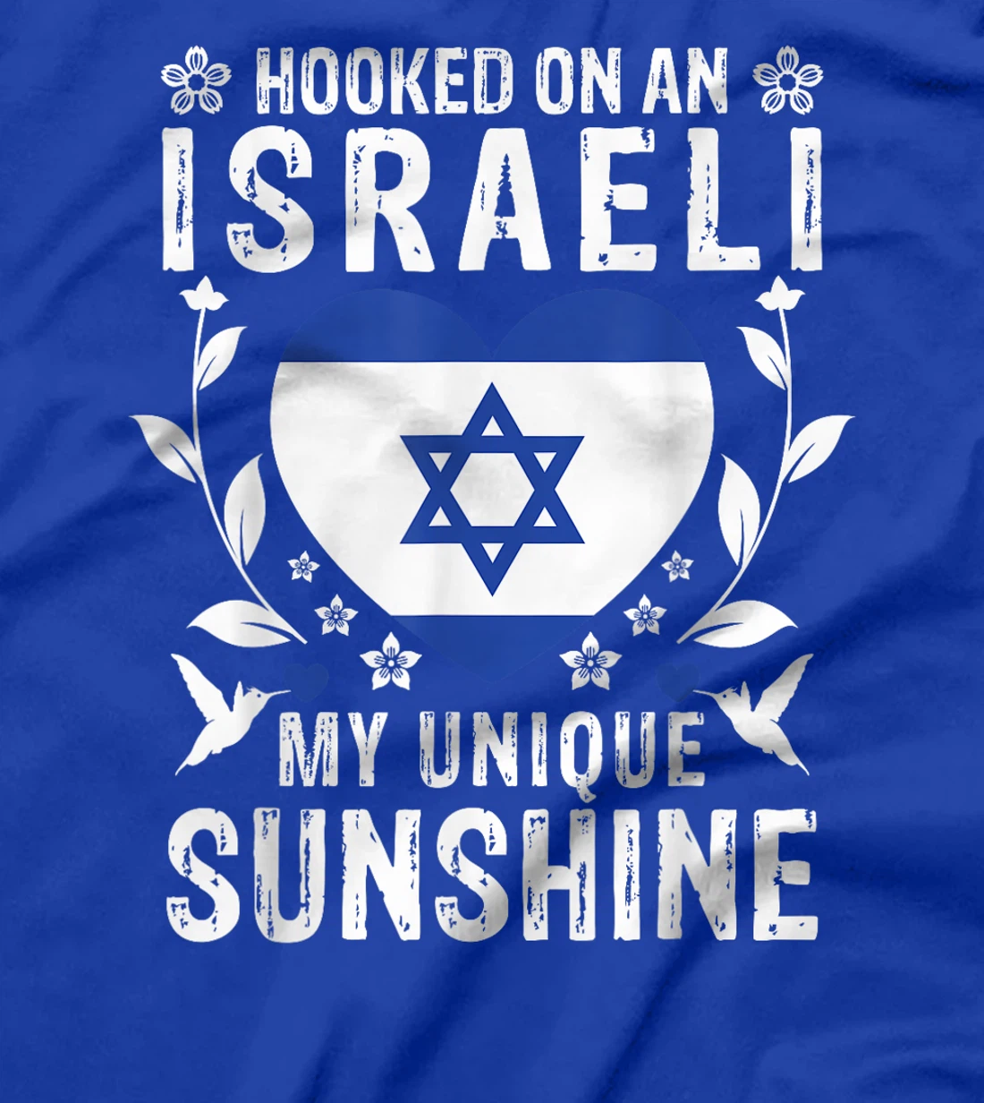 Israeli Boyfriend Girlfriend Wife Husband Israel Flag T-Shirt