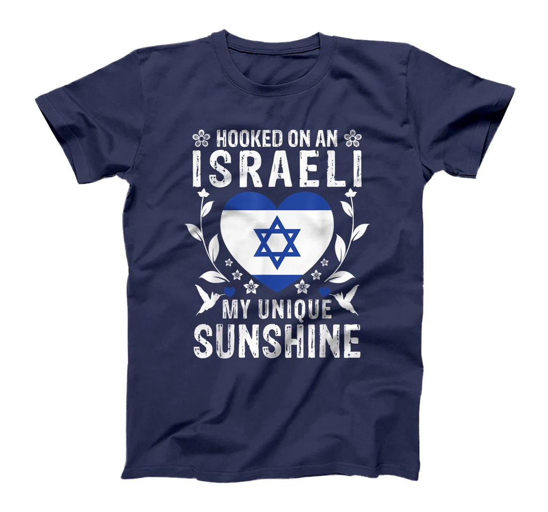 Israeli Boyfriend Girlfriend Wife Husband Israel Flag T-Shirt
