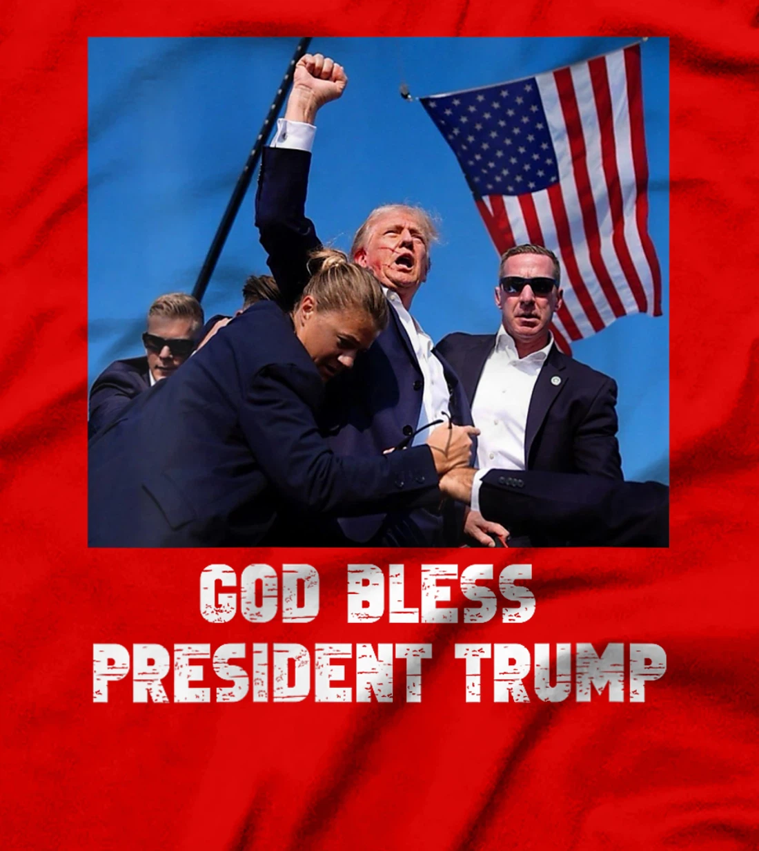 Womens God bless President Trump, Donald Trump 2024 T-Shirt