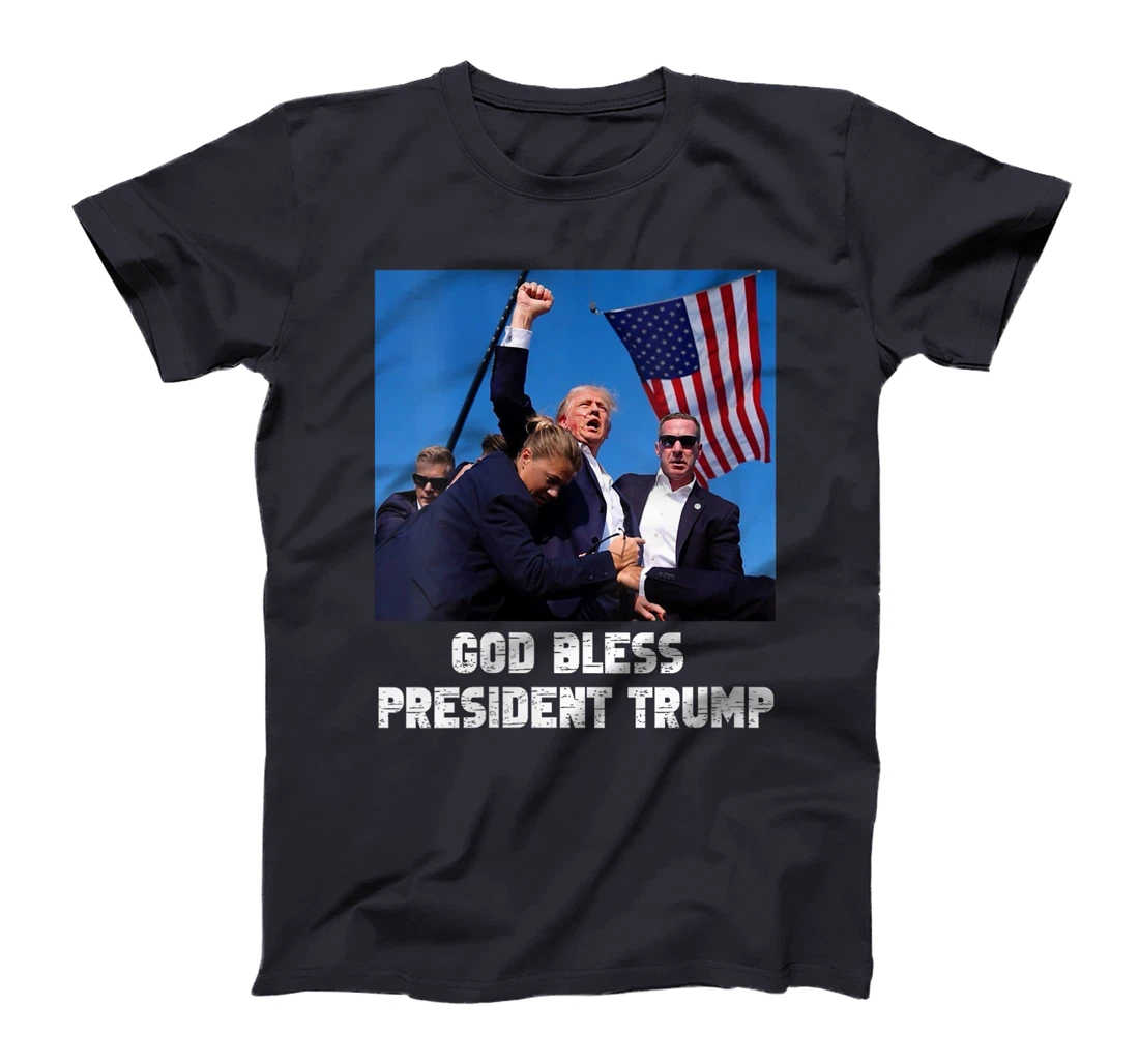 Womens God bless President Trump, Donald Trump 2024 T-Shirt
