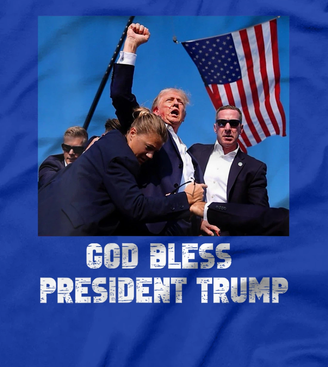Womens God bless President Trump, Donald Trump 2024 T-Shirt