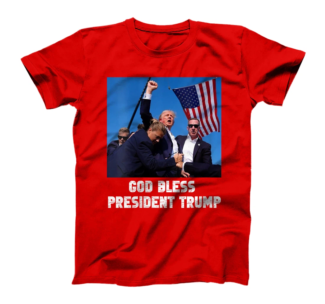 Womens God bless President Trump, Donald Trump 2024 T-Shirt