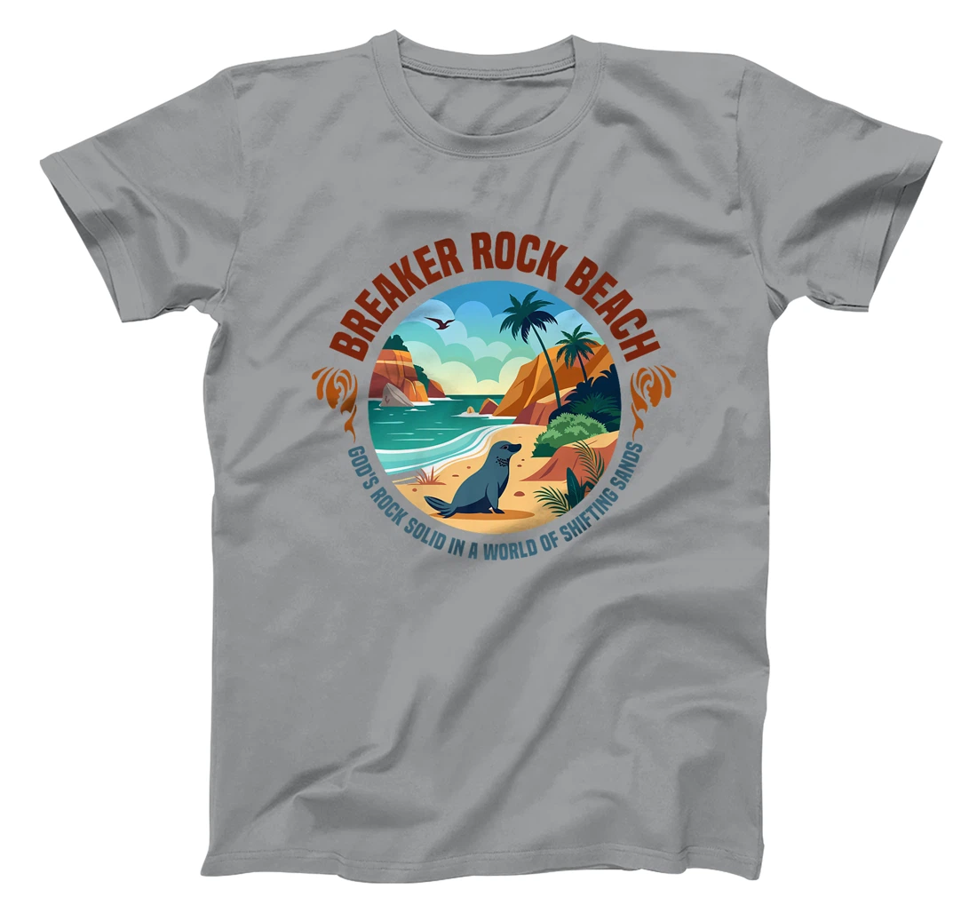 Gods Rock Solid Truth In A World Breaker Rock Beach VBS 2024 Premium T-Shirt