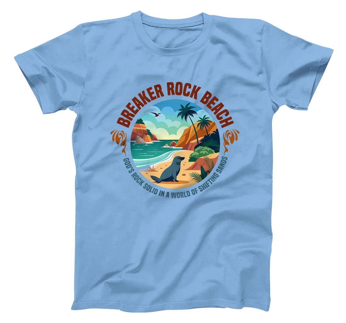 Gods Rock Solid Truth In A World Breaker Rock Beach VBS 2024 Premium T-Shirt
