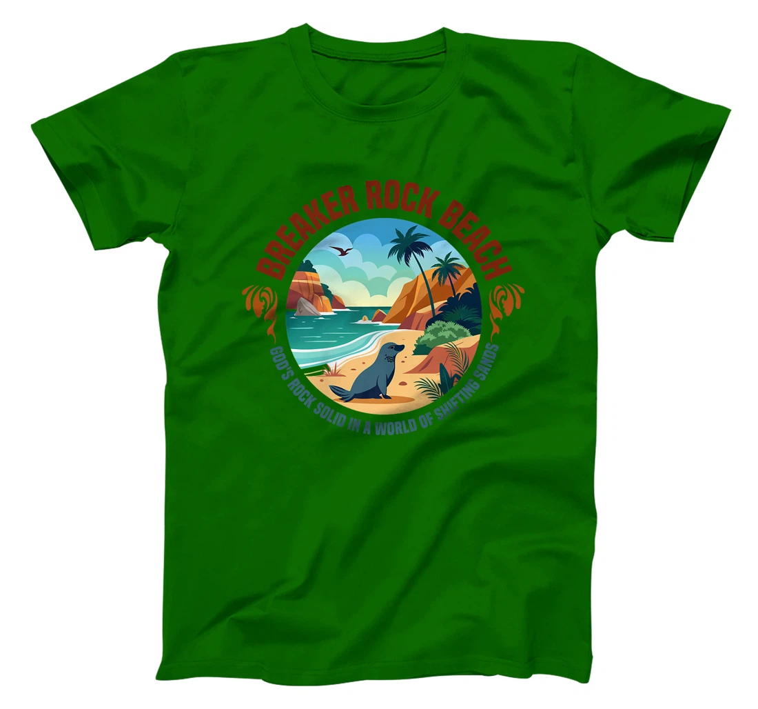 Gods Rock Solid Truth In A World Breaker Rock Beach VBS 2024 Premium T-Shirt