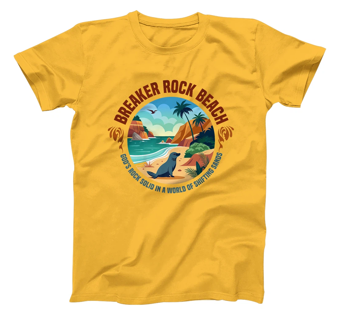 Gods Rock Solid Truth In A World Breaker Rock Beach VBS 2024 Premium T-Shirt