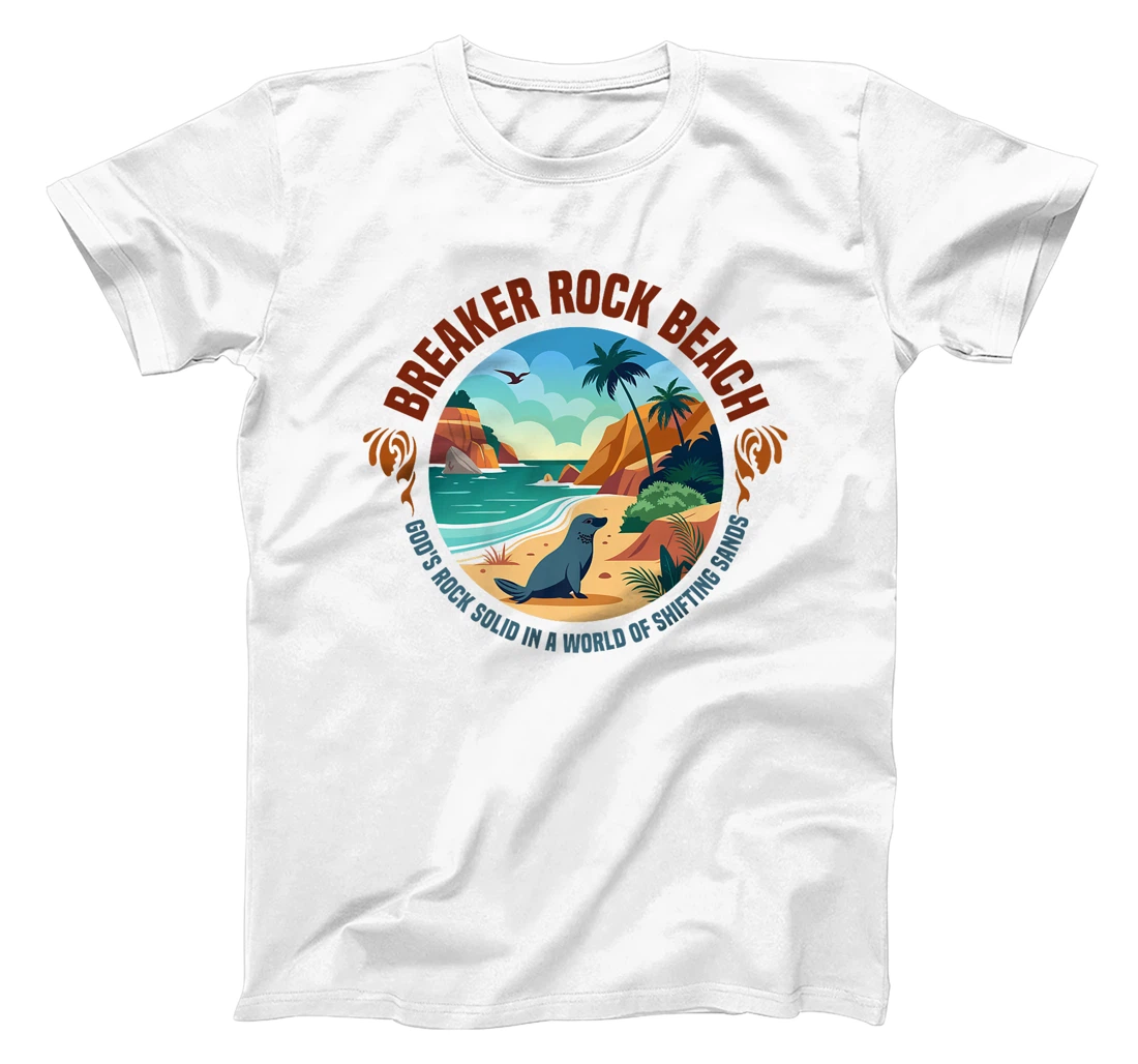 Gods Rock Solid Truth In A World Breaker Rock Beach VBS 2024 Premium T-Shirt