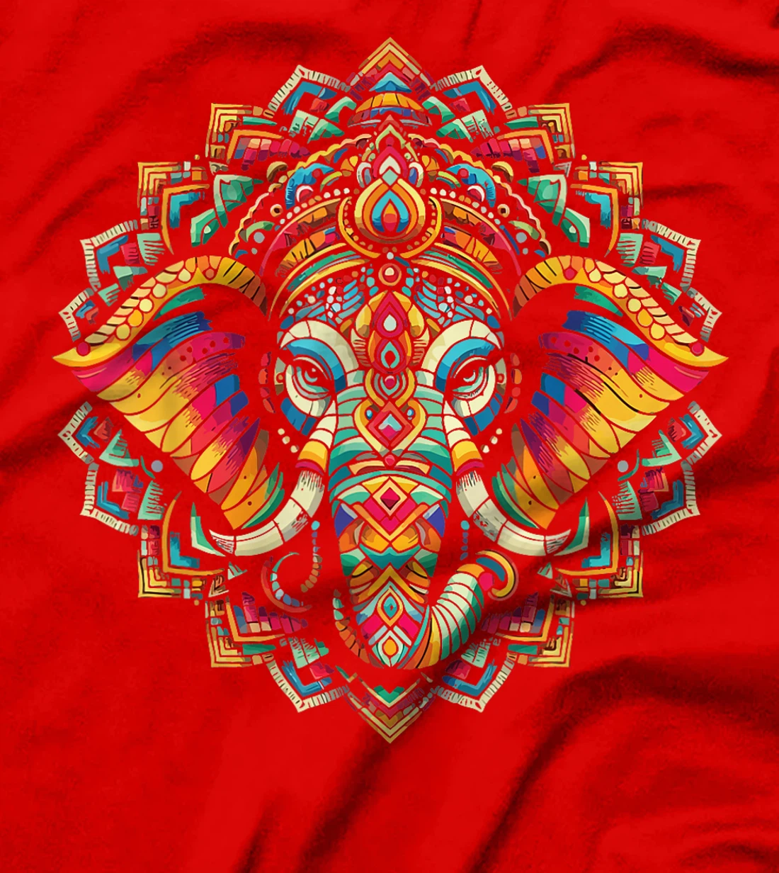 Womens Ganesh Symbol Yoga Hindu Elephant God Ganesha Puja T-Shirt