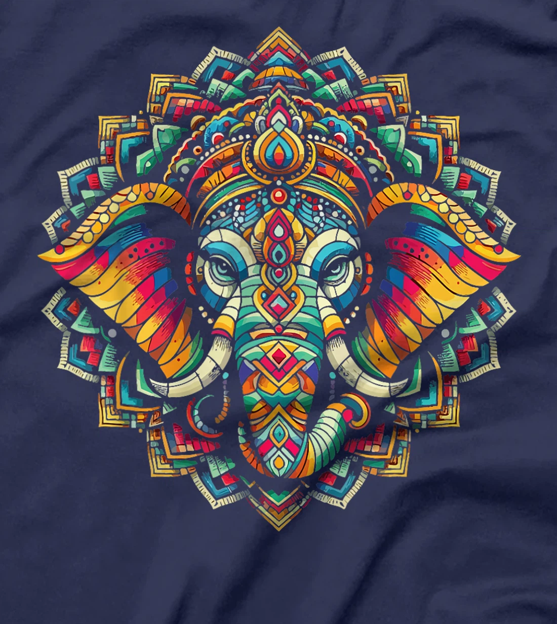 Womens Ganesh Symbol Yoga Hindu Elephant God Ganesha Puja T-Shirt