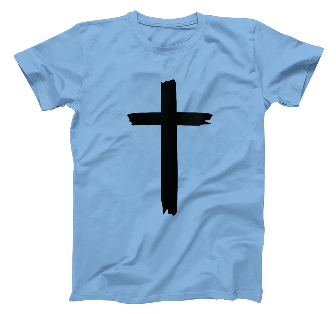 Womens Rooted within religious title tree Cross Pray God Bible T-Shirt