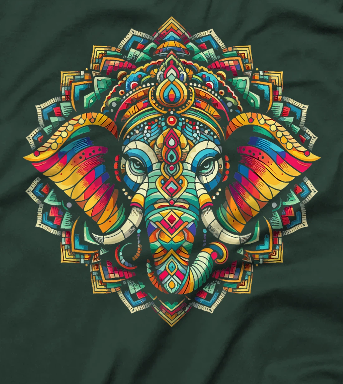 Womens Ganesh Symbol Yoga Hindu Elephant God Ganesha Puja T-Shirt