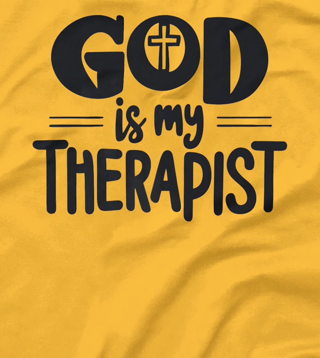 God my Therapist Lord Christian History Faith Men Jesus Premium T-Shirt