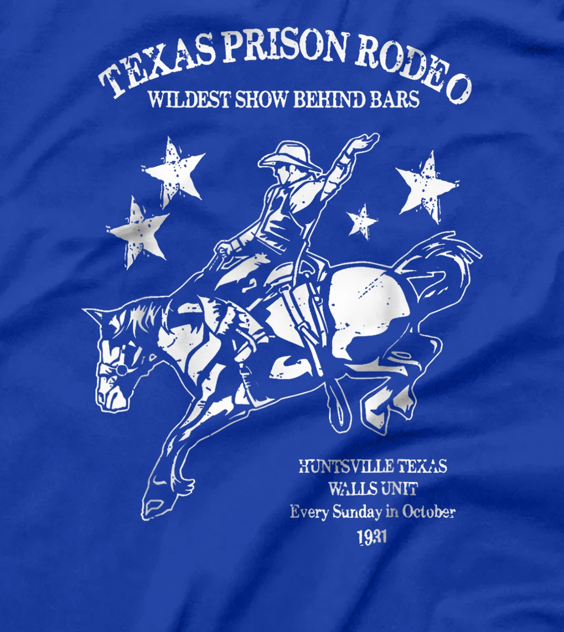 Texas Prison Rodeo Cowboy Western T-Shirt