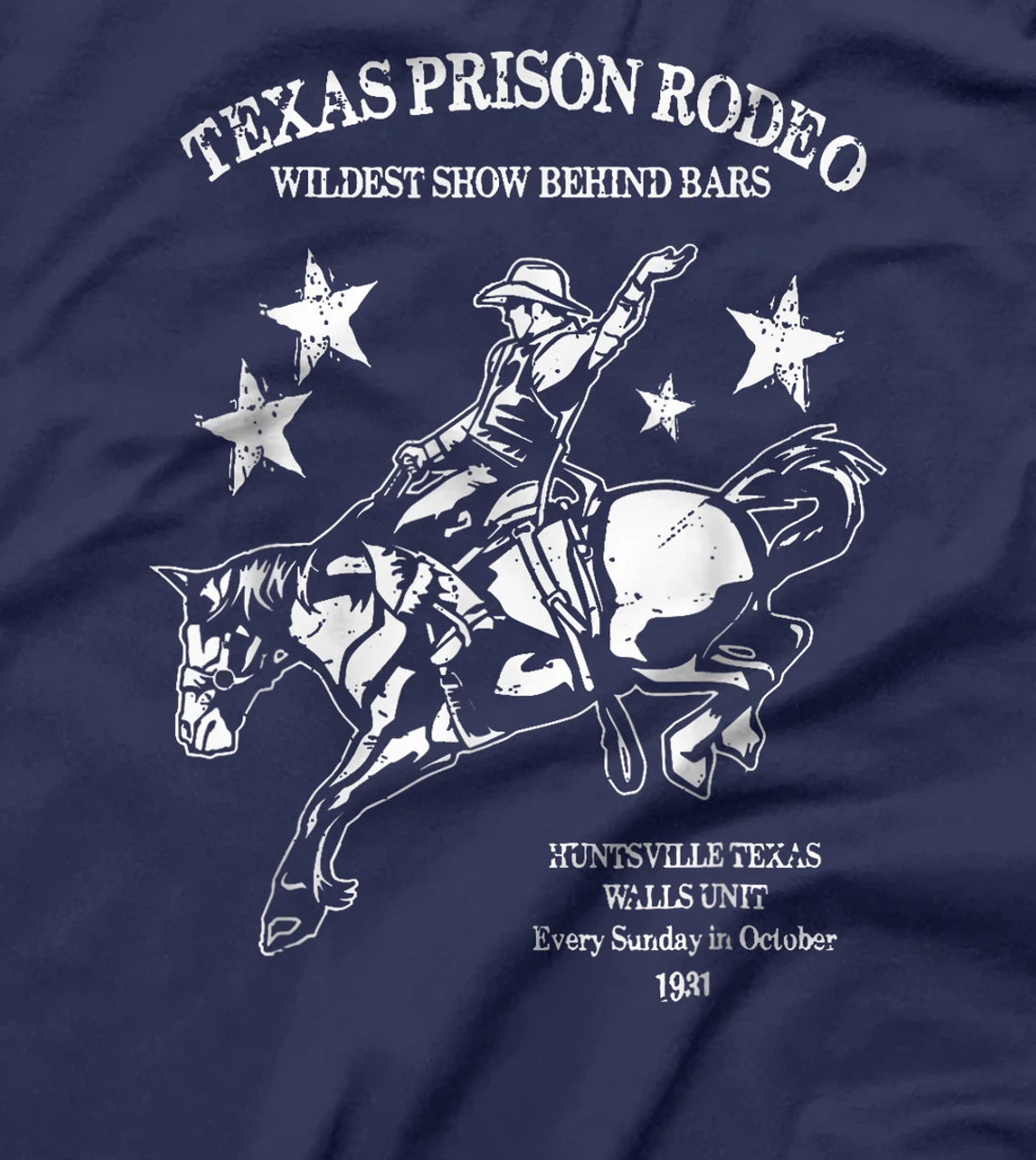 Texas Prison Rodeo Cowboy Western T-Shirt