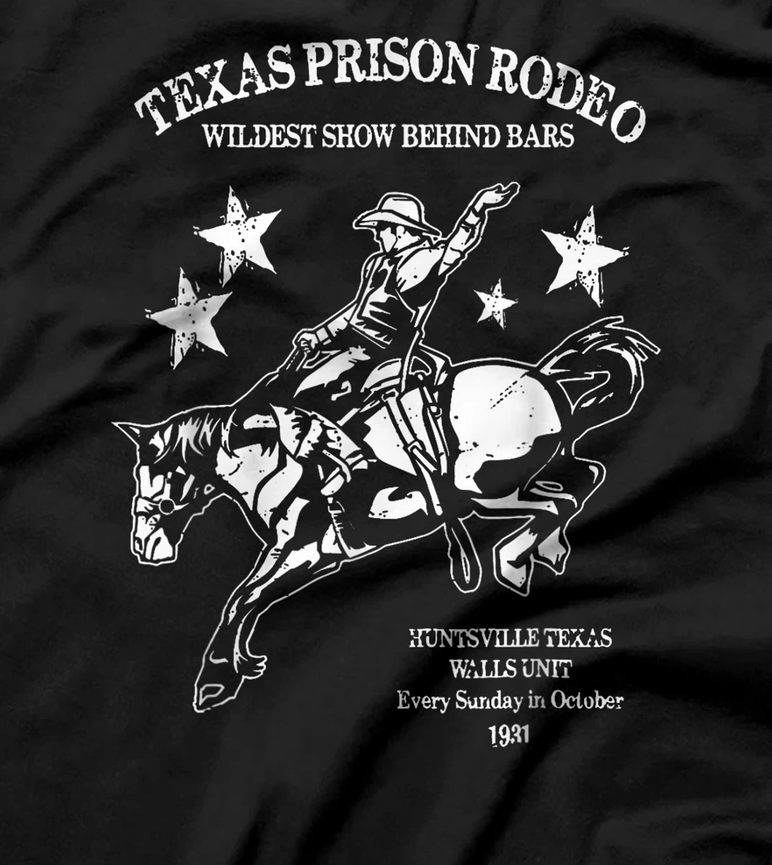 Texas Prison Rodeo Cowboy Western T-Shirt