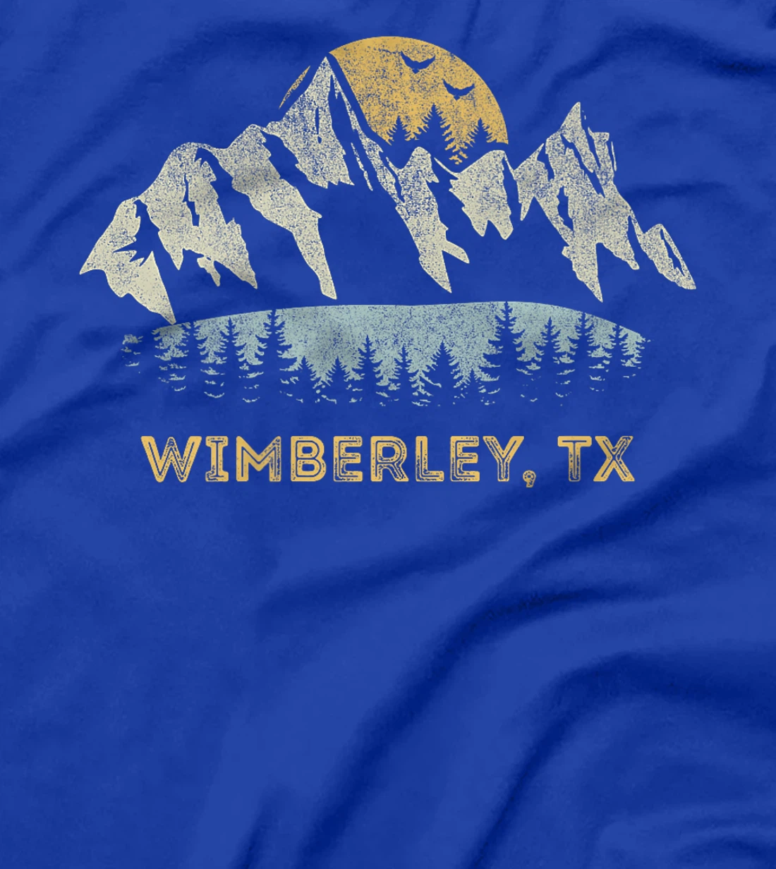Womens Wimberley Texas Mountain Sunset Sunrise TX T-Shirt