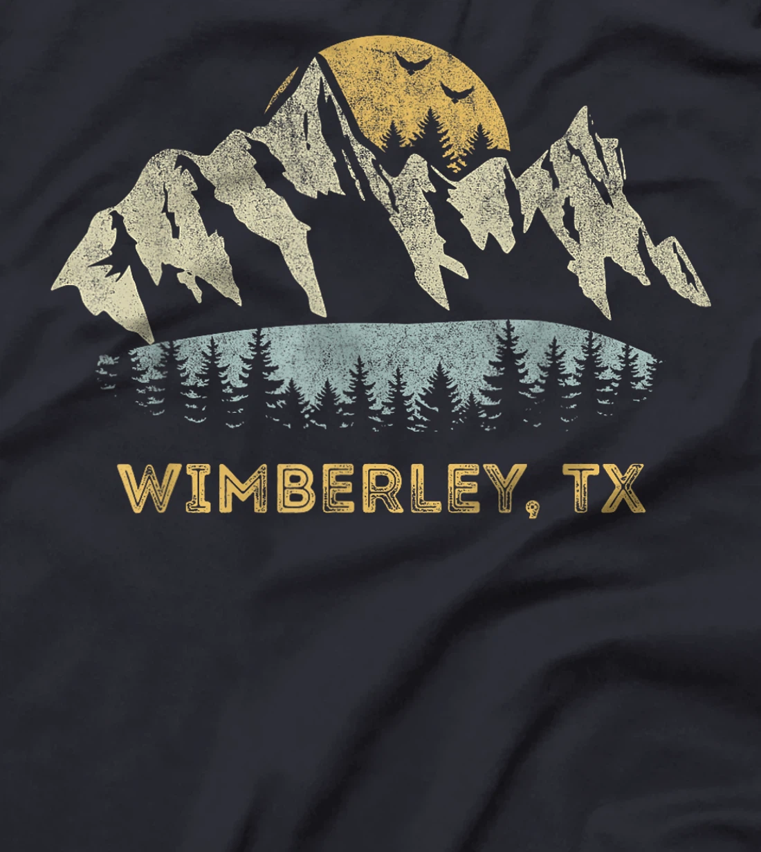 Wimberley Texas Mountain Sunset Sunrise TX T-Shirt