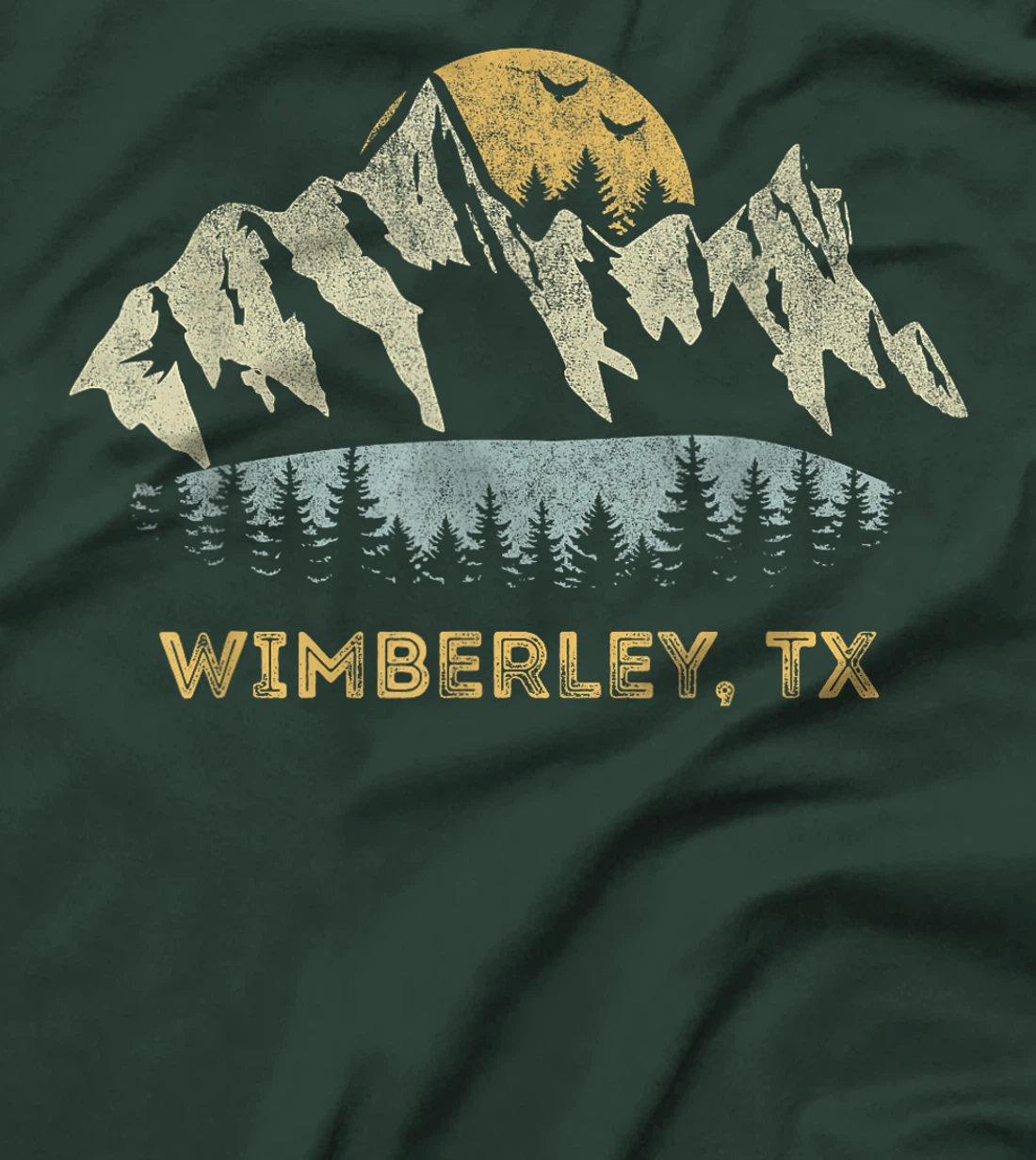 Wimberley Texas Mountain Sunset Sunrise TX T-Shirt