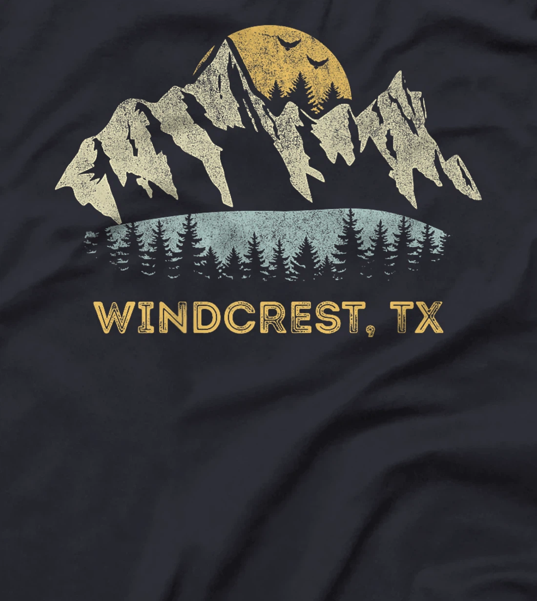 Windcrest Texas Mountain Sunset Sunrise TX Premium T-Shirt