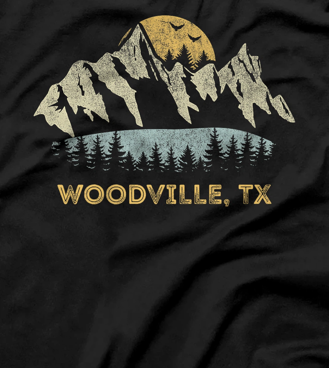 Woodville Texas Mountain Sunset Sunrise TX Premium T-Shirt