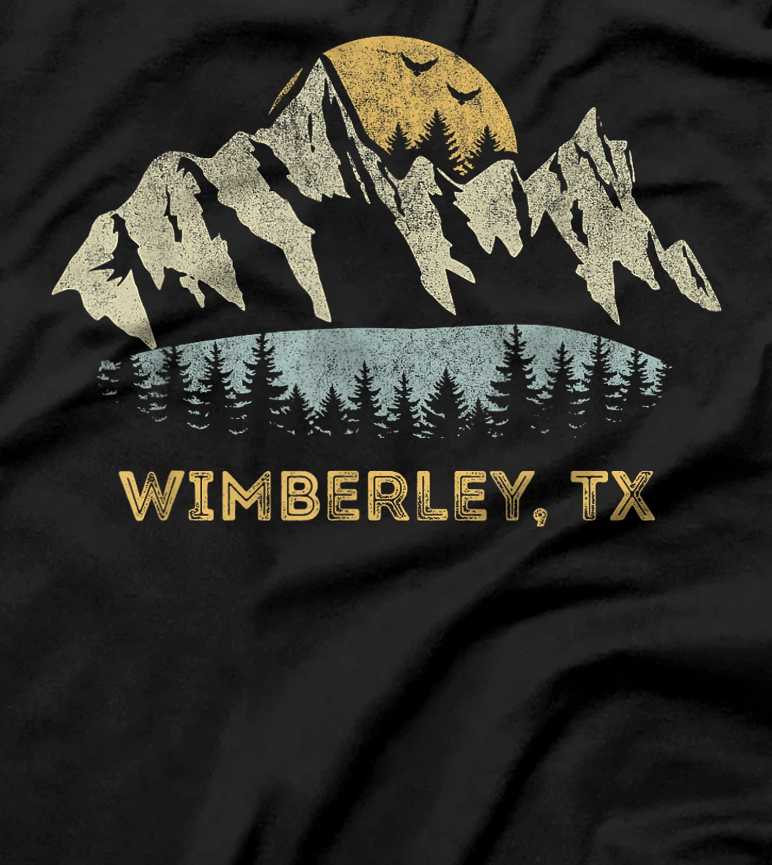 Wimberley Texas Mountain Sunset Sunrise TX T-Shirt