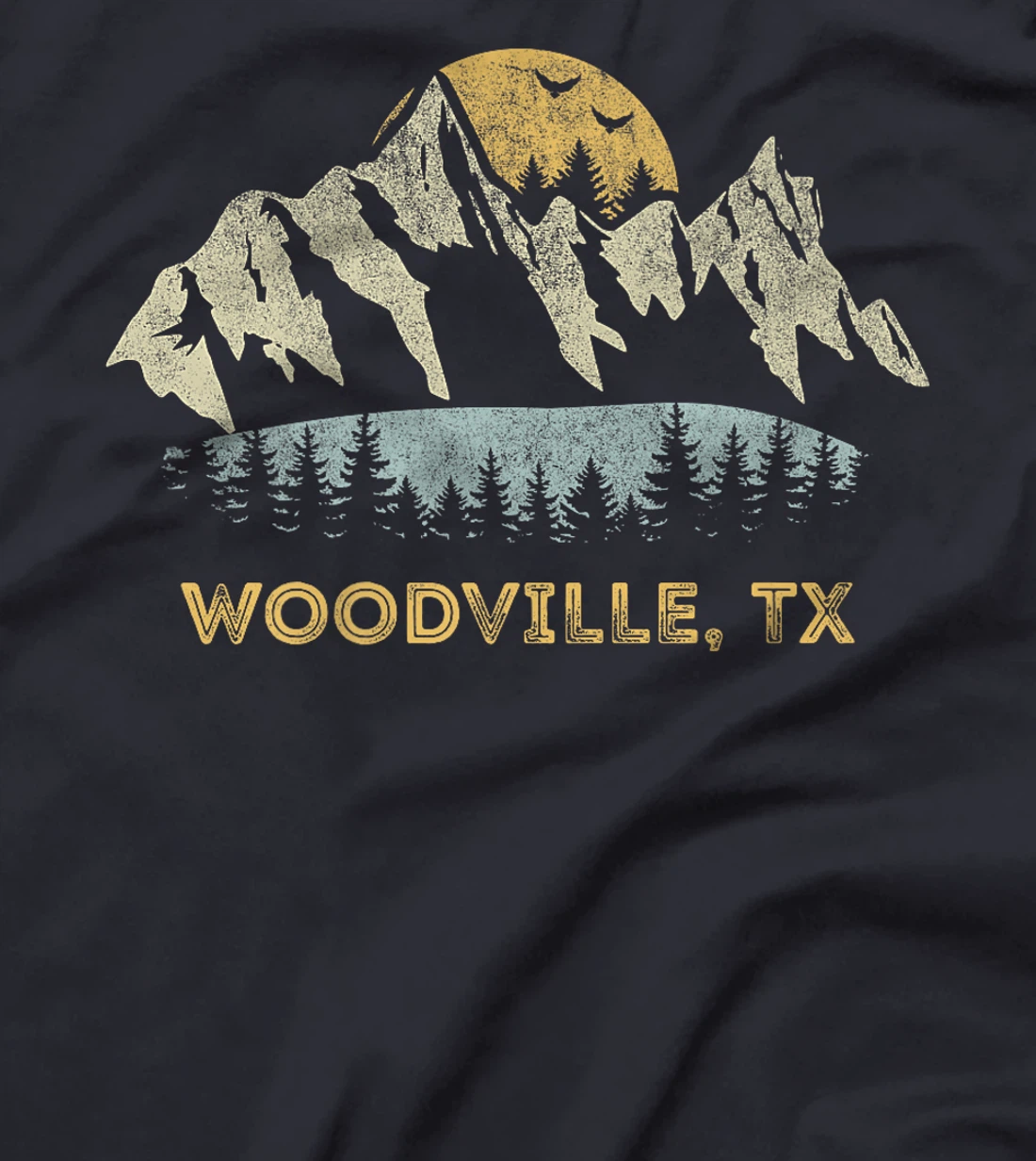 Woodville Texas Mountain Sunset Sunrise TX Premium T-Shirt