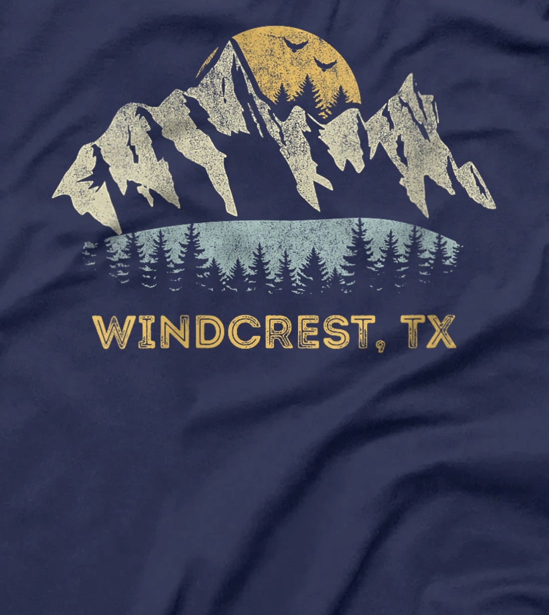 Womens Windcrest Texas Mountain Sunset Sunrise TX T-Shirt