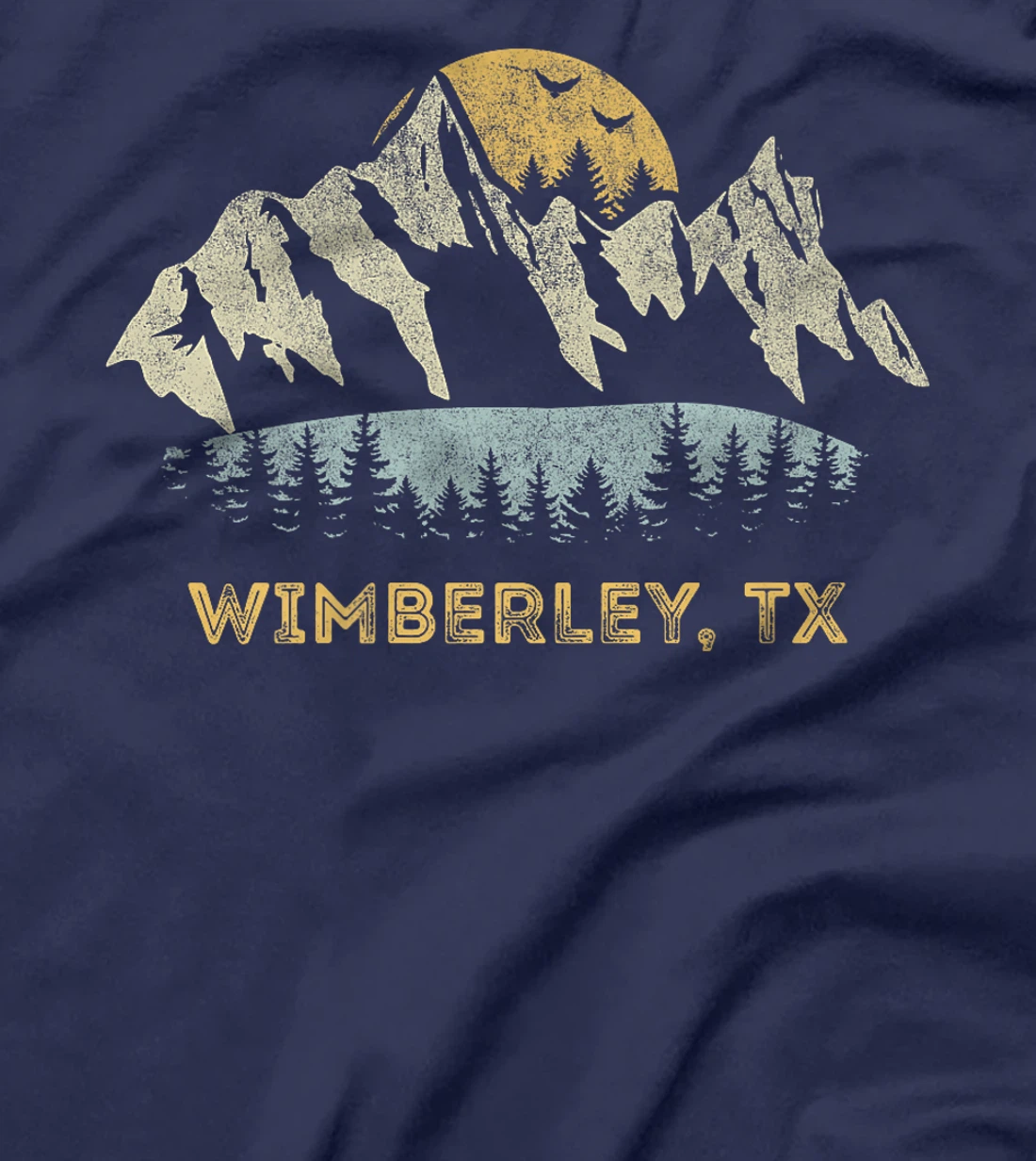 Womens Wimberley Texas Mountain Sunset Sunrise TX T-Shirt