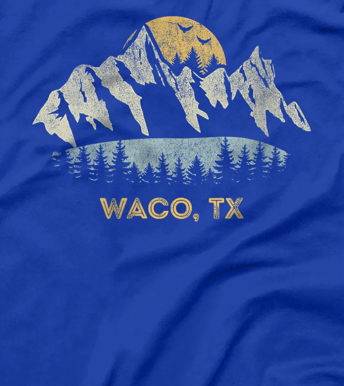 Womens Waco Texas Mountain Sunset Sunrise TX T-Shirt