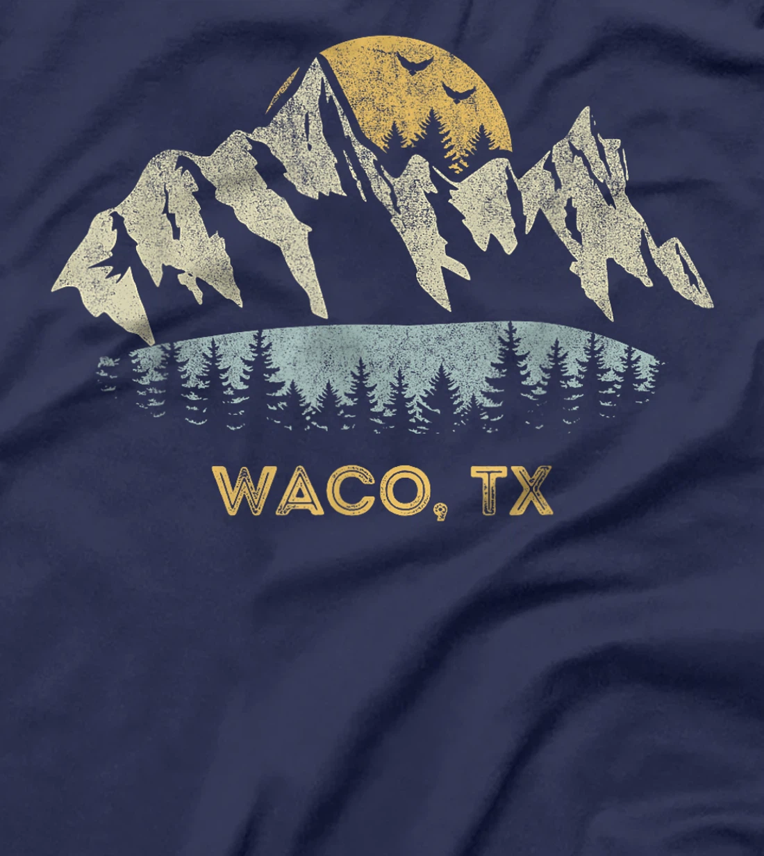 Waco Texas Mountain Sunset Sunrise TX T-Shirt