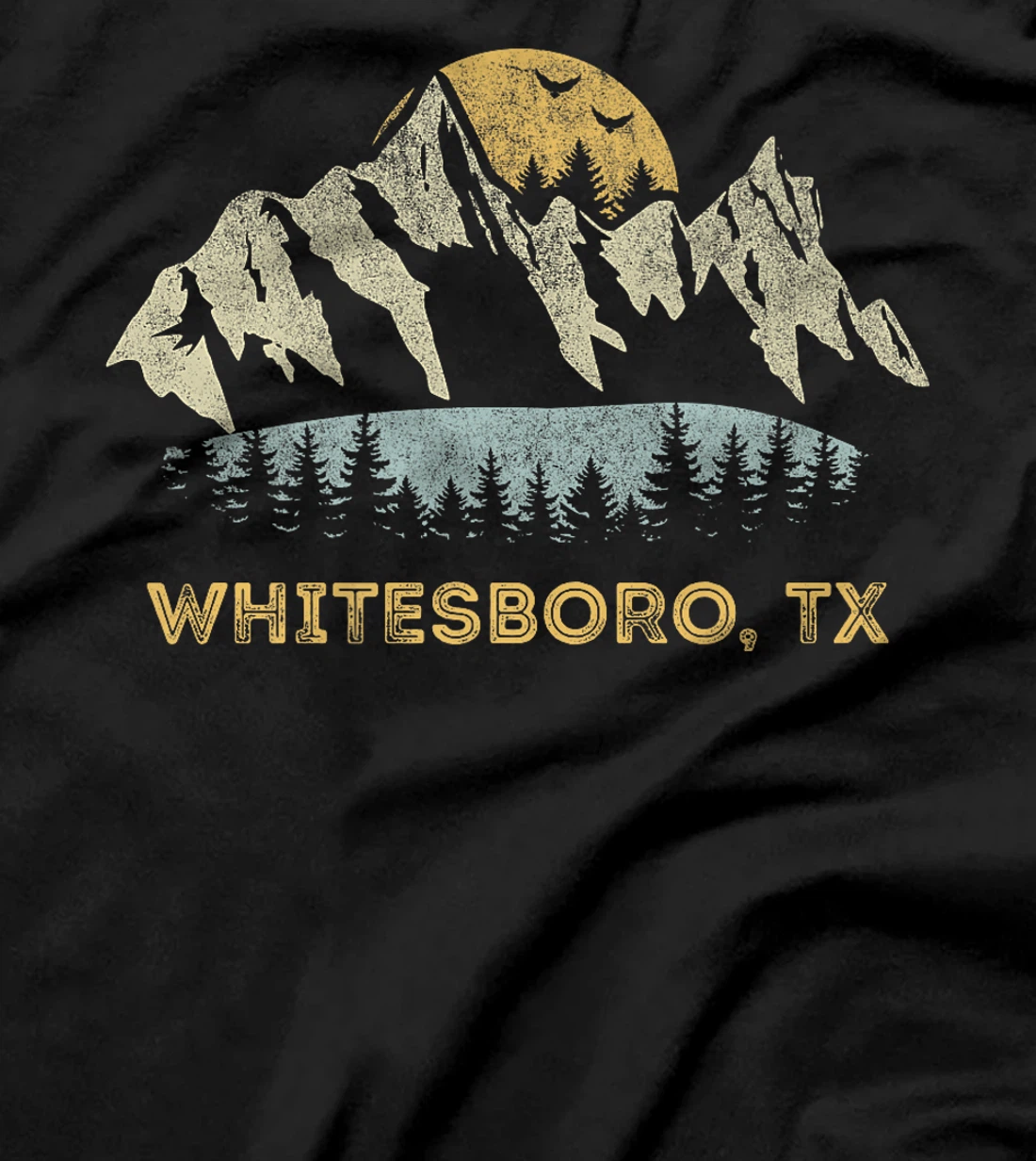 Womens Whitesboro Texas Mountain Sunset Sunrise TX T-Shirt