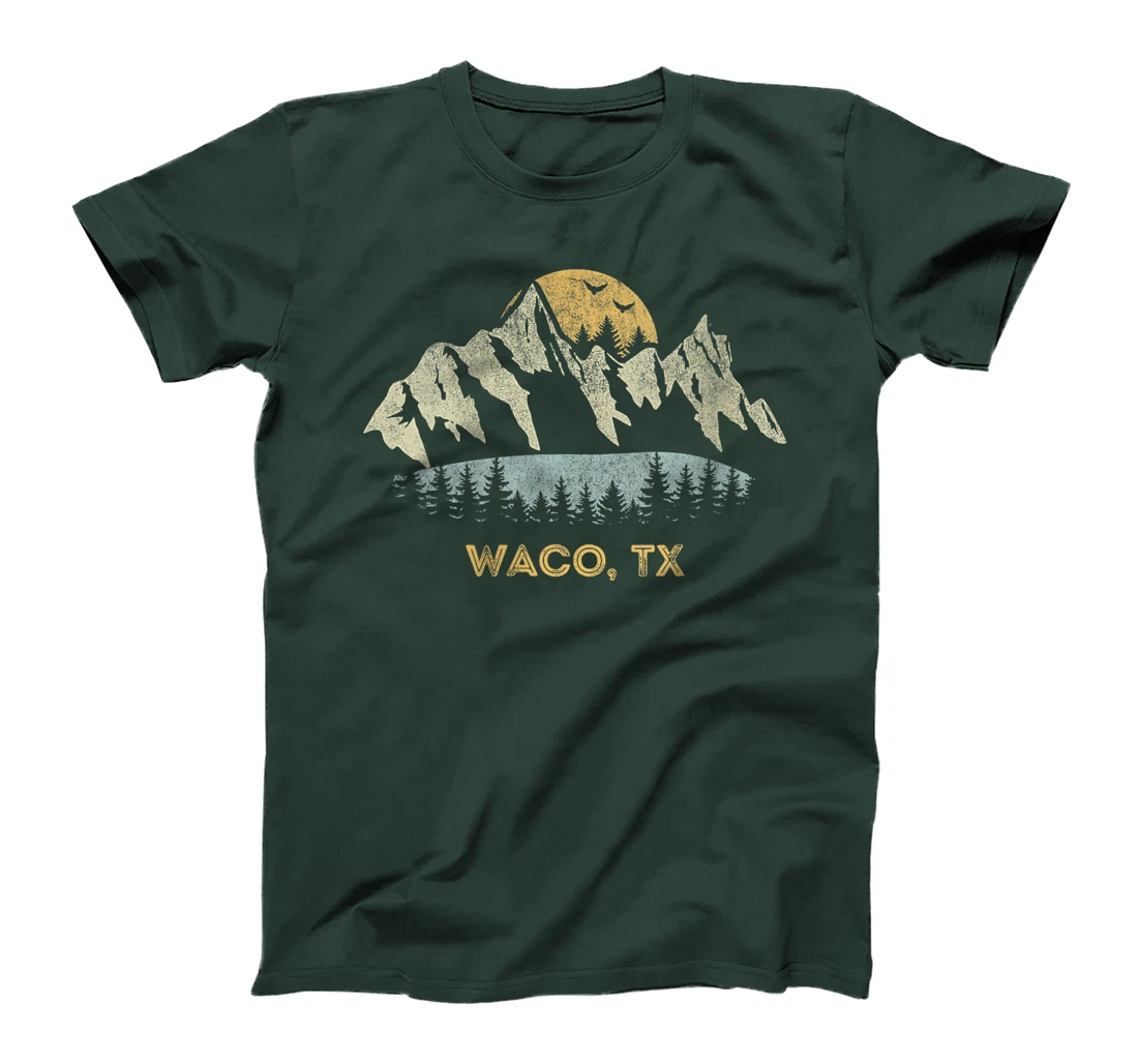 Womens Waco Texas Mountain Sunset Sunrise TX T-Shirt