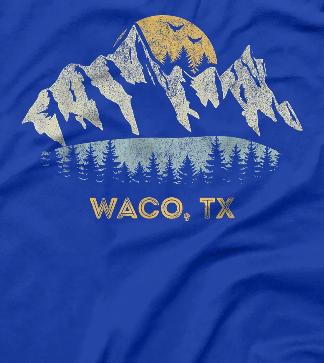 Waco Texas Mountain Sunset Sunrise TX T-Shirt