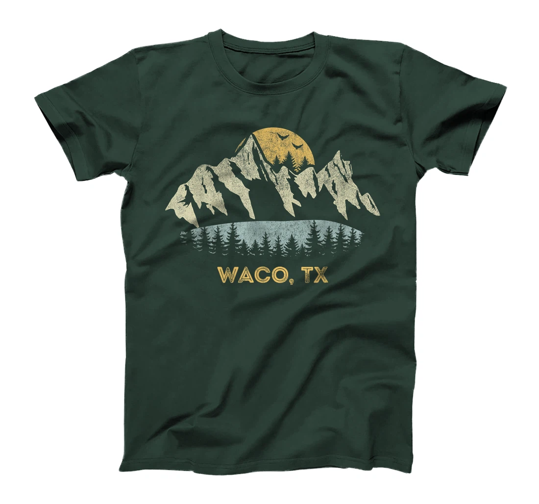 Waco Texas Mountain Sunset Sunrise TX T-Shirt
