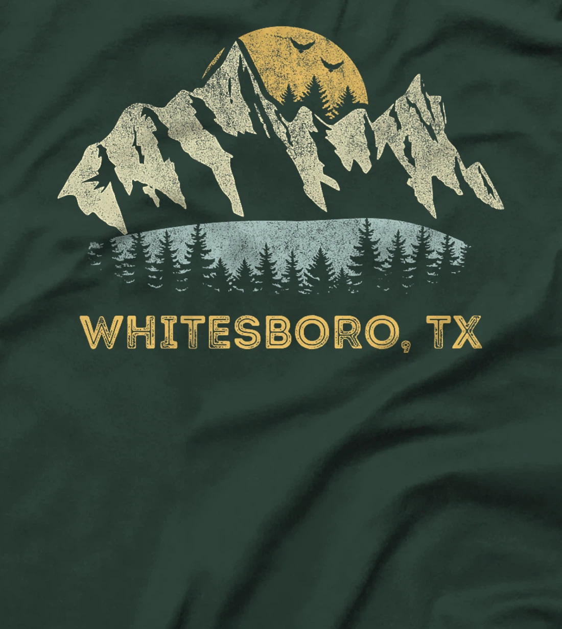 Womens Whitesboro Texas Mountain Sunset Sunrise TX T-Shirt