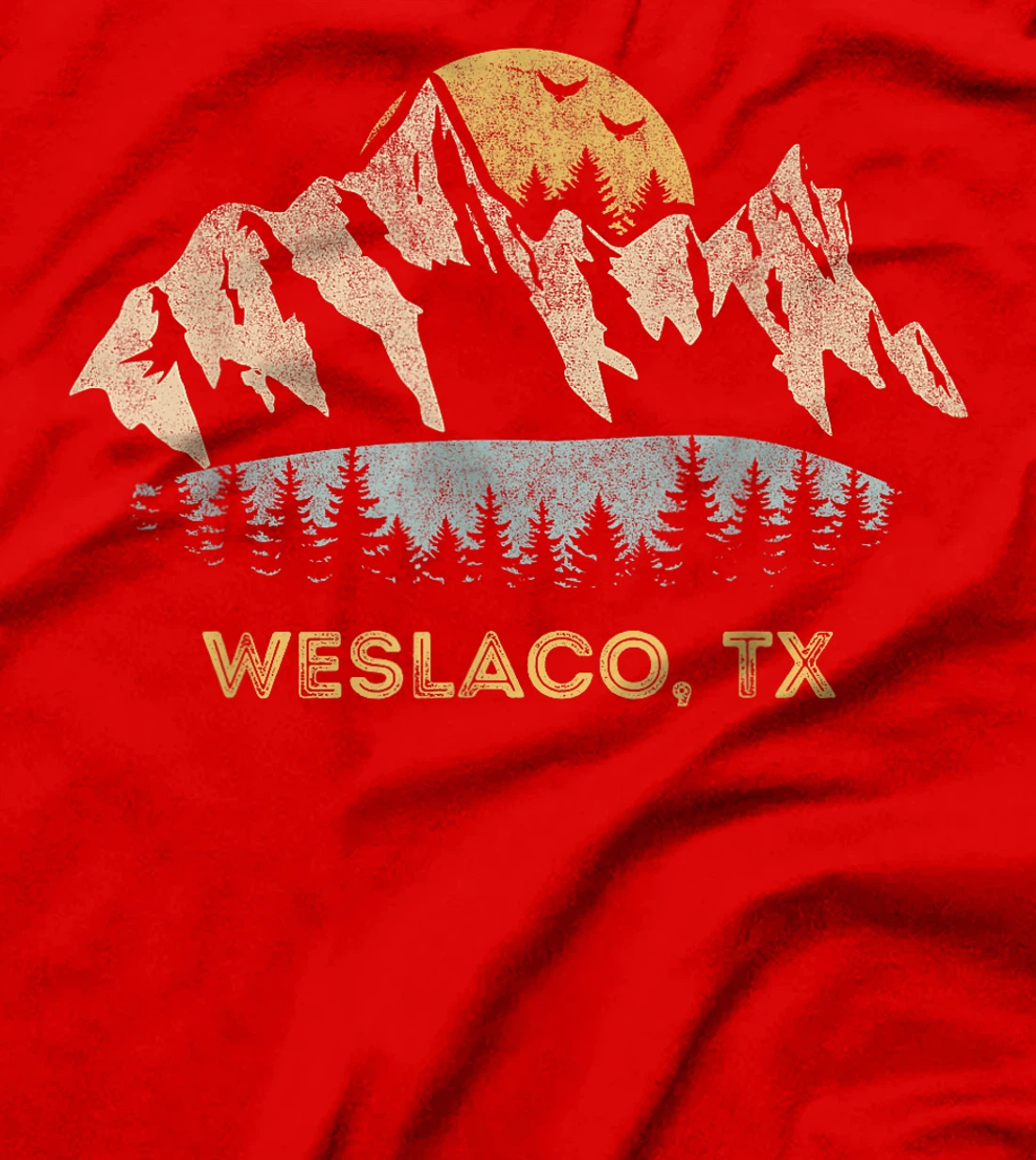 Weslaco Texas Mountain Sunset Sunrise TX T-Shirt