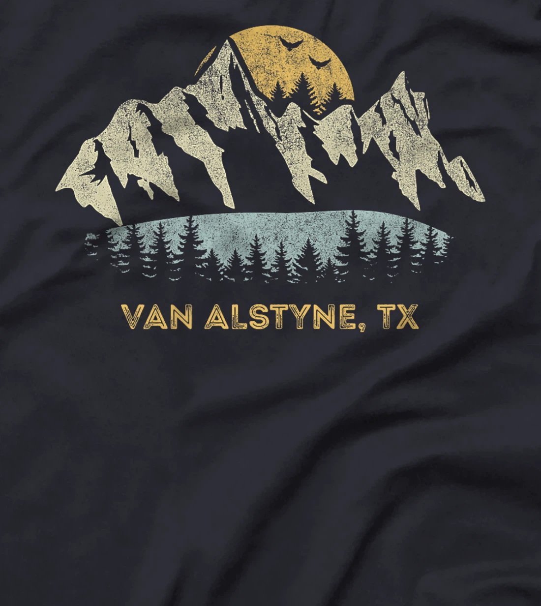 Van Alstyne Texas Mountain Sunset Sunrise TX Premium T-Shirt