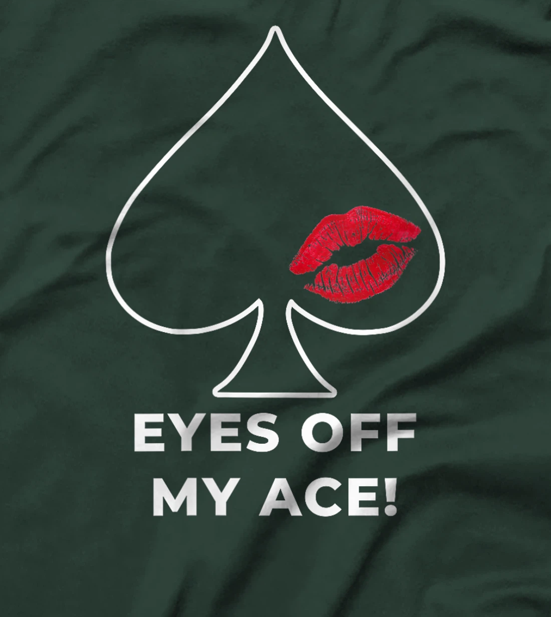 Womens Poker Player EYES OFF MY ACE Poker Lover Texas Holdem T-Shirt