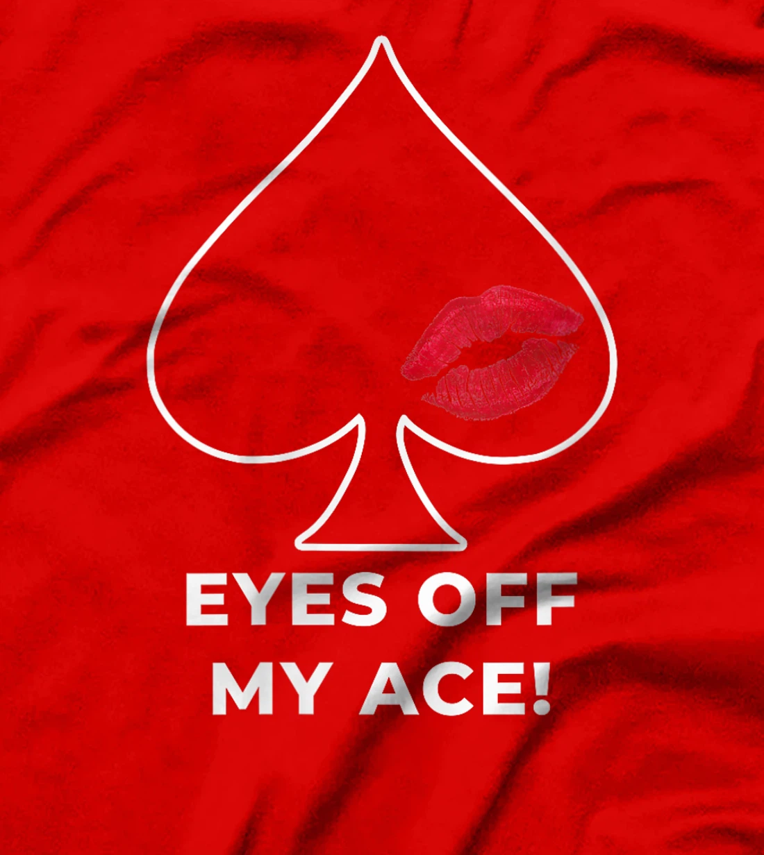 Womens Poker Player EYES OFF MY ACE Poker Lover Texas Holdem T-Shirt