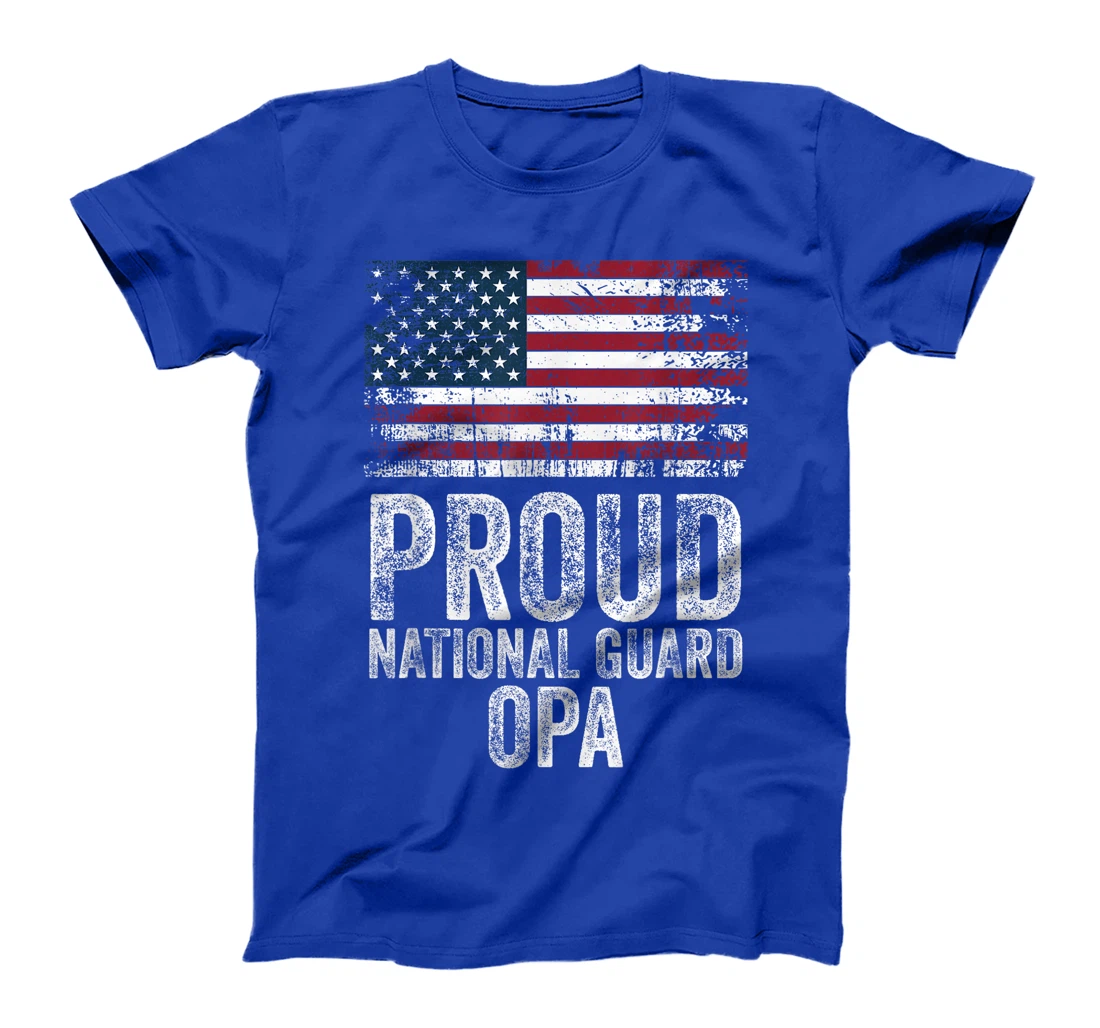 Proud Army National Guard Opa Shirt For Veterans Day T-Shirt