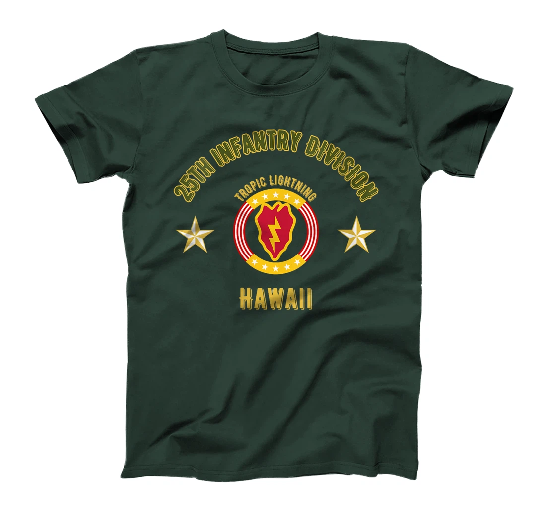 Womens 25th Infantry Division Hawaii Veteran Twenty-fifth Infantry T-Shirt